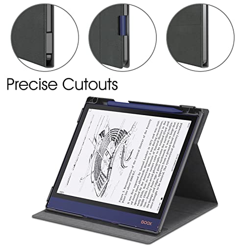 E NET-CASE Case for BOOX Note Air 2, BOOX Note Air 2 Plus 2022, New Upgrated Design 360 Degree Rotating Stand Cover for 10.3 Inch BOOX Note Air 2 with Pencil Holder (Black)