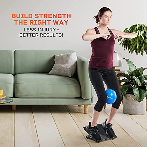 Lifepro Calf Stretcher Slant Board for Squats - Incline Board for Calf Stretching, Ankle Slant Board, Strengthen and Tone Your Calves, Adjustable Calf Stretch Board Slantboard, Squat Wedge Slant Board