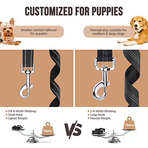 SlowTon Dog Seat Belt for Car, 2 Pack Dog Car Harness Seatbelt Adjustable with Elastic Bungee Buffer, 2 in 1 Pet Car Leash Headrest Restraint Dog Reflective Safety Tether (Lime, Headrest+Clip)