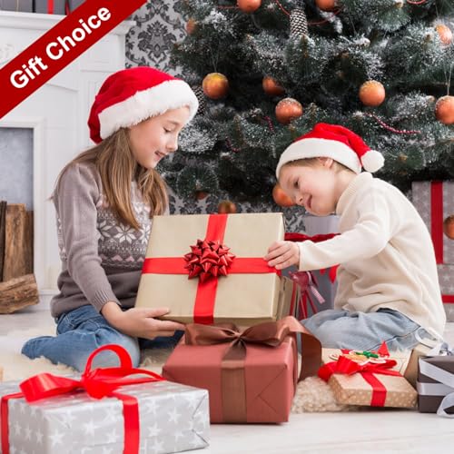 yotache Kids Apron and Chef Hat Set, Adjustable Toddler White Apron with Large Pocket Chef Costume Cooking, Baking, Painting for Boys and Girls (8-12 Years)