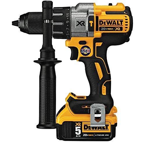 DEWALT 20V MAX XR Hammer Drill Kit, Brushless, 3-Speed, Cordless (DCD996P2)