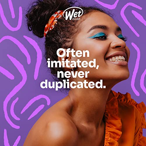 Wet Brush Paddle Detangler Hair Brush, Amazon Exclusive Aqua - Ultra-Soft IntelliFlex Bristles with AquaVent Design – Great For Hair Treatments - Pain-Free Brush For Women, Men, Wet Dry Damaged Hair