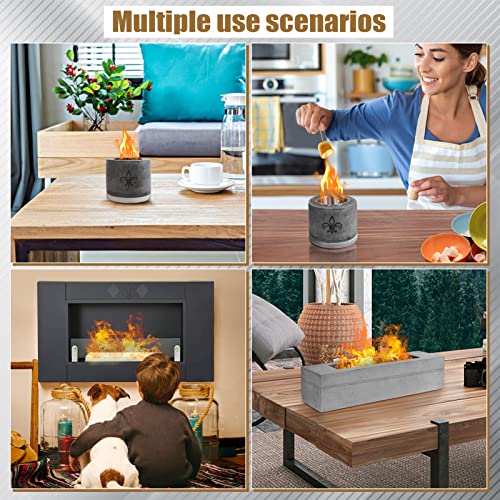 MADHOLLY 12" x 8" × 1" Thicken Premium Ceramic Wool for Portable Tabletop Firepit to Extend Burn Time - Ceramic Wool Wick Sponge Ceramic Fiber Insulation for Bioethanol Fireplaces, 1Pack