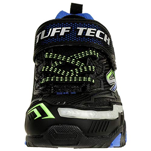 Skechers Boy's Hydro Lights Sneaker, Charcoal/Orange, 3 Little Kid