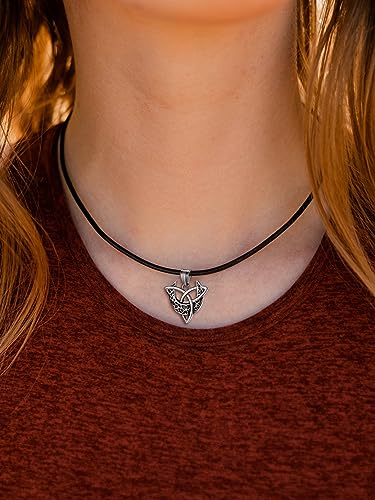 FaithHeart Leather ID Necklace with 4 Beads Personalized Chain Jewelry for Men with Stainless Steel Clasp 18 Inch Black