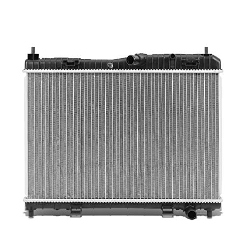 DNA Motoring OEM-RA-13430 1-Row Aluminum Core Radiator Compatible with 2014-2018 Fiesta 1.6L 1.0L Engines,24-1/2" W X 14" H X 1" D,1-1/8" Inlet / 1-1/8" Outlet