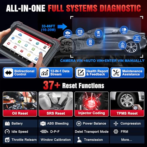 2024 LAUNCH X431 Pro TT 5.0 Elite Bidirectional Scan Tool with Newly Released DBSCar VII Connector, 38+ Reset for All Cars, ECU Coding, CANFD and DOIP, FCA AutoAuth, VAG Guide, Same as X431 V Pro 5.0