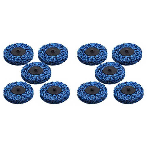 kimllier 5Pcs 3 Inch Quick Change Easy Strip Discs Stripping Wheel R Type Rust Cleaning Wheel Fit for Angle Grinders Grind Rust Strips Paint Cleans Welds