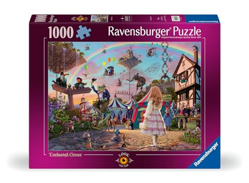 Ravensburger Enchanted Circus 1000 Piece Jigsaw Puzzle for Adults - 12000285 - Handcrafted Tooling, Made in Germany, Every Piece Fits Together Perfectly