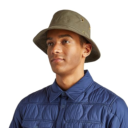 Tilley Womens Iconic T1 Bucket Hat, Olive, 7 1/8 US