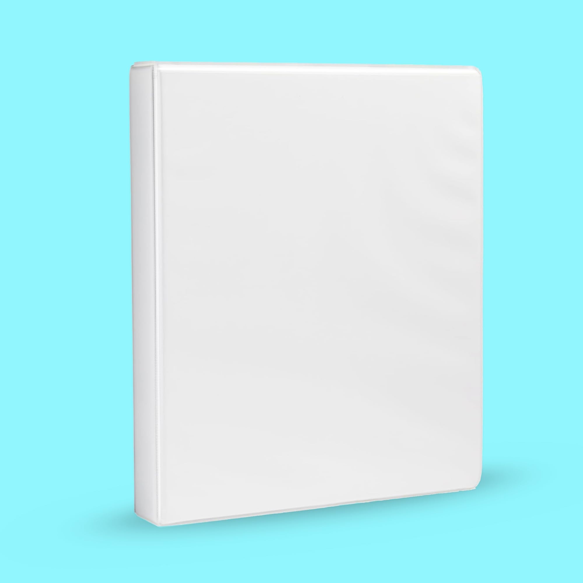 Amazon Basics 3-Ring Binder, 1-Inch - White 1 Pack