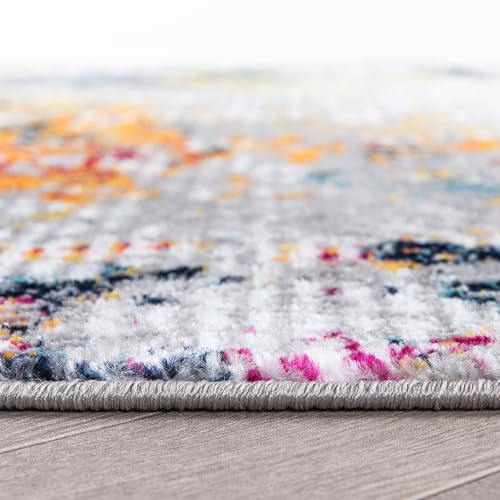 Rugshop Modern Abstract Whispers Ideal for Living Room,Bedroom,Kitchen Area Rug 2' x 3' Multi