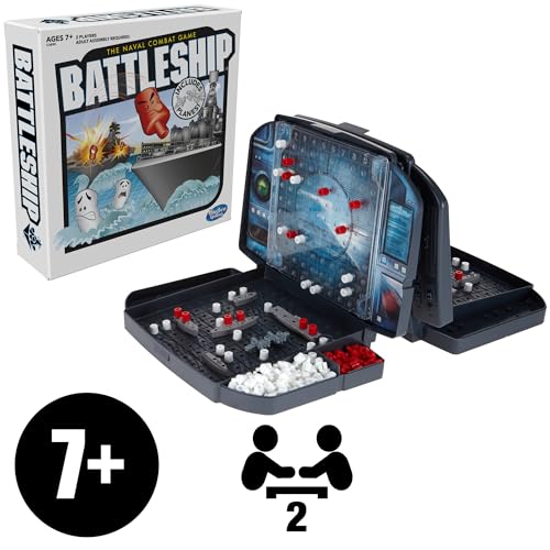 Hasbro Gaming Battleship with Planes | 2-Player Strategy Board Games for Kids for Boys & Girls | Ages 7+ (Amazon Exclusive)