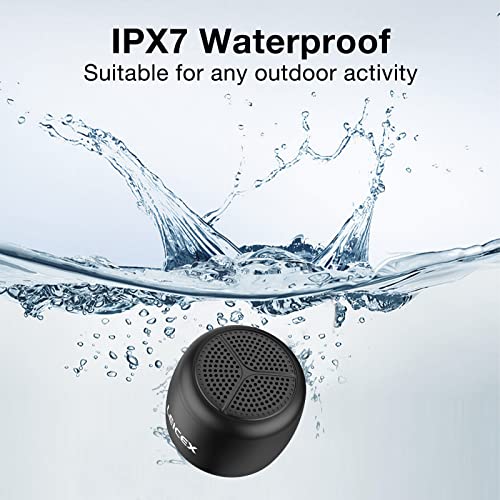 LEICEX Mini Bluetooth Speaker, Small Tiny Speaker with IPX7 Waterproof Portable Speakers for Shower,Travel,Room, Car
