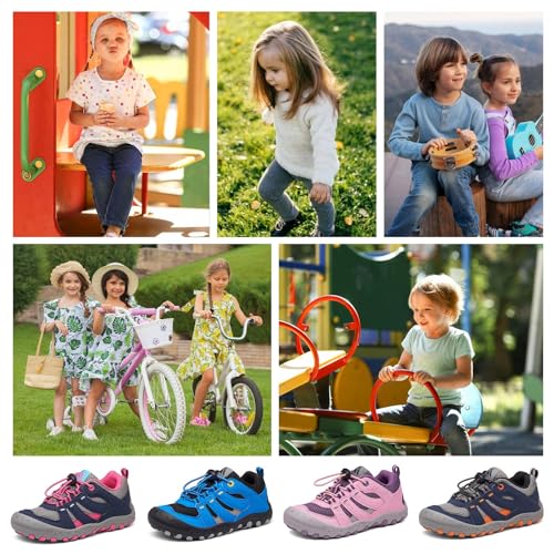Mishansha Kids Hiking Boots Toddler Girls Boys Hiking Shoes Water-Resistant Anti-Collision Non-Slip Athletic Outdoor Trekking Boots