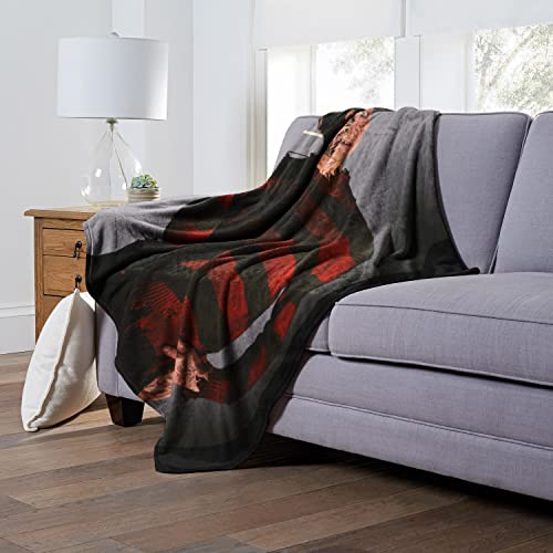 Northwest Nightmare on Elm Street Silk Touch Throw Blanket, 50" x 60", Don’t Mess with Freddy