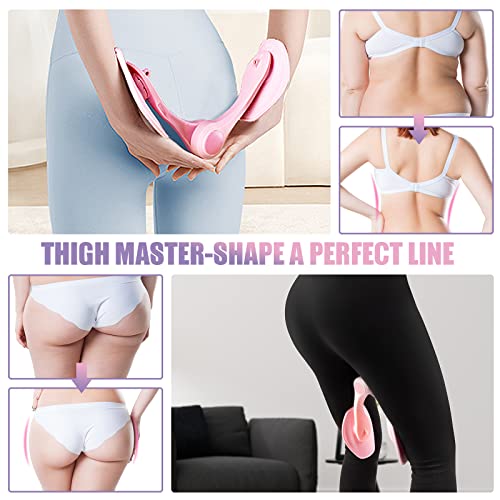 Thigh Master Thigh Exerciser for Women, Enhanced Resistance Hip and Pelvis Trainer, Inner Thigh Exercise Equipment Kegel Exercise Products for Women Home Gym(Rose)