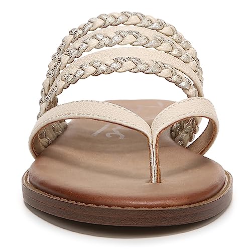 ZODIAC Womens Cary-Woven Casual Thong Sandal Turmeric Tan Multi 10 M