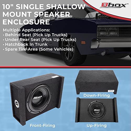 Atrend Bbox 10AME 10-Inch Single Sealed Shallow Mount Downfire Enclosure