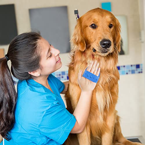 Dog Bath Brush Dog Grooming Brush, Lilpep Pet Shampoo Bath Brush Soothing Massage Rubber Comb with Adjustable Ring Handle for Long Short Haired Dogs and Cats