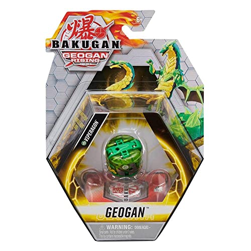 Bakugan Geogan, Viperagon, Geogan Rising Collectible Action Figure and Trading Cards, Kids Toys for Boys