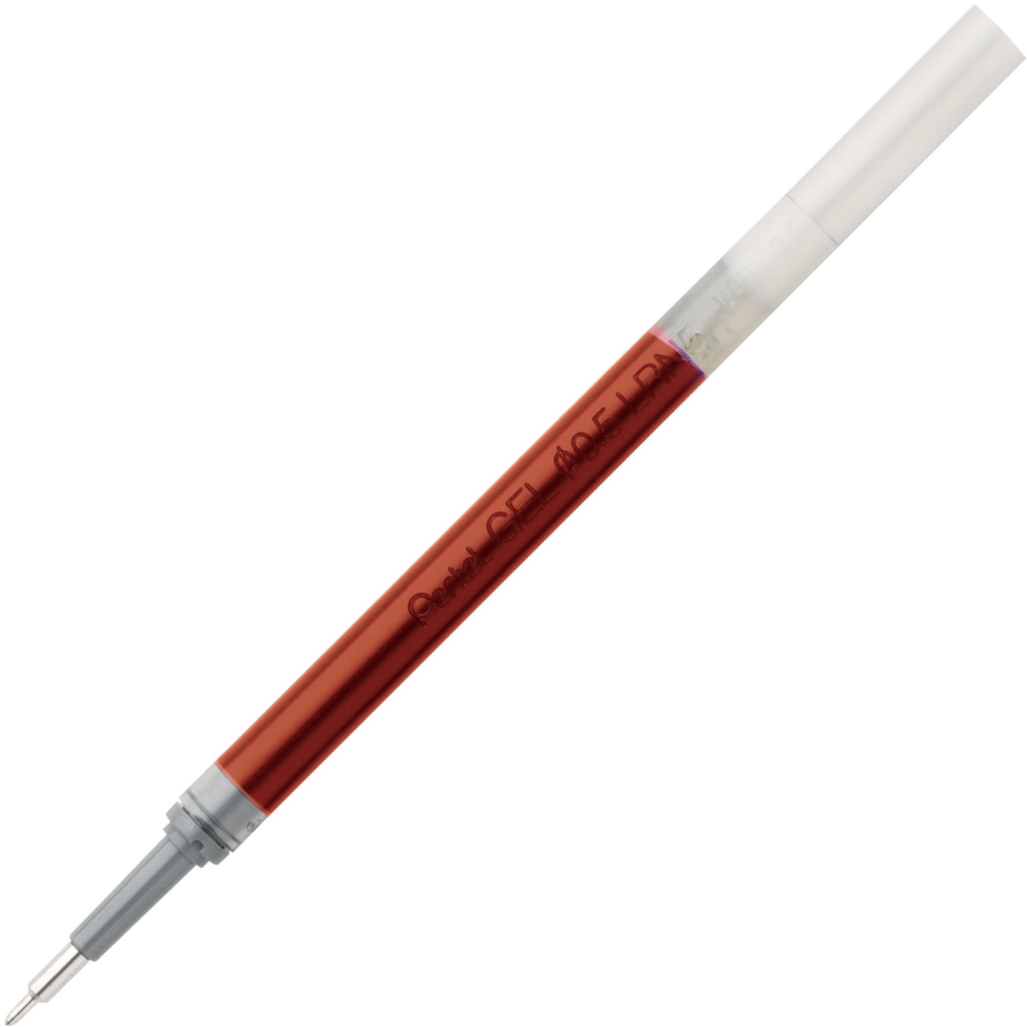 Pentel Refill Ink for EnerGel Liquid Gel Pen, 0.5mm, Needle Tip, Red Ink, 1-Pack (LRN5-B)