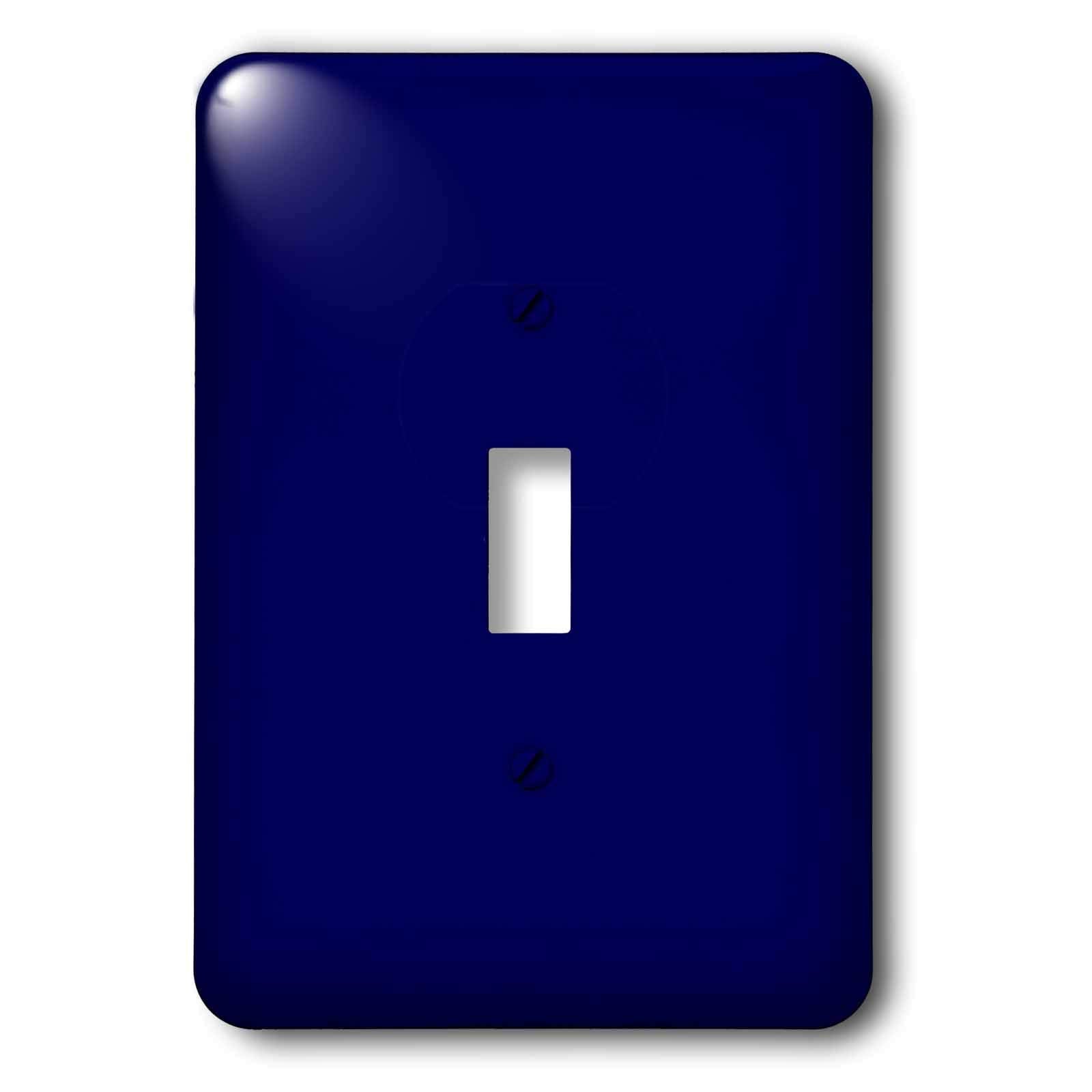 3dRose lsp_30649_1 Navy Blue Toggle Switch, Multi-Color