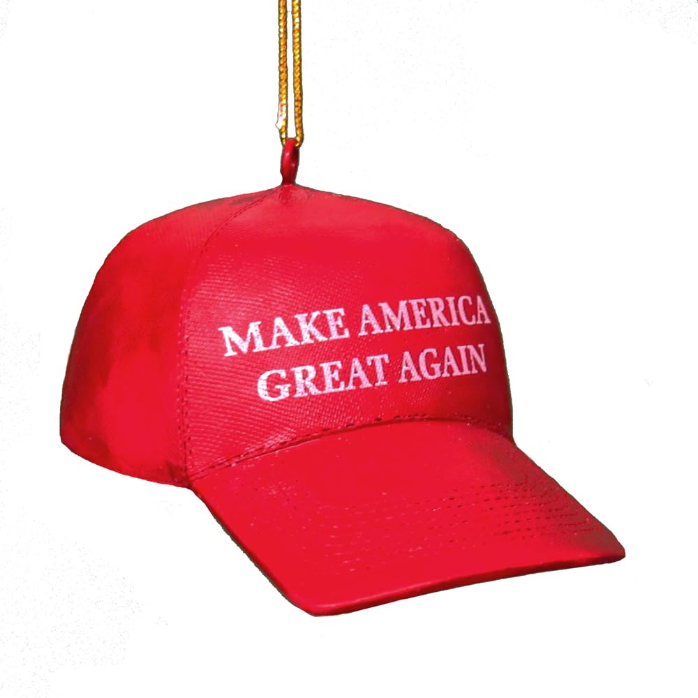 Kurt S. Adler Kurt Adler 3.625-Inch Make America Hat Ornament