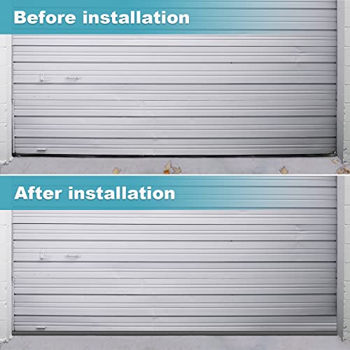 3" Garage Door Bottom Seal Weatherstrip in Grey - 1/4" T Style - All Widths (8' Wide Door)