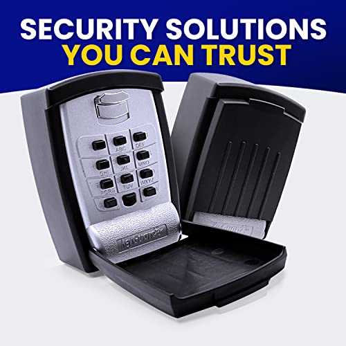 KeyGuard SL-590 Punch Button Lock Box - Secure Wall Mount Key Storage for Homes, Offices, and Rentals