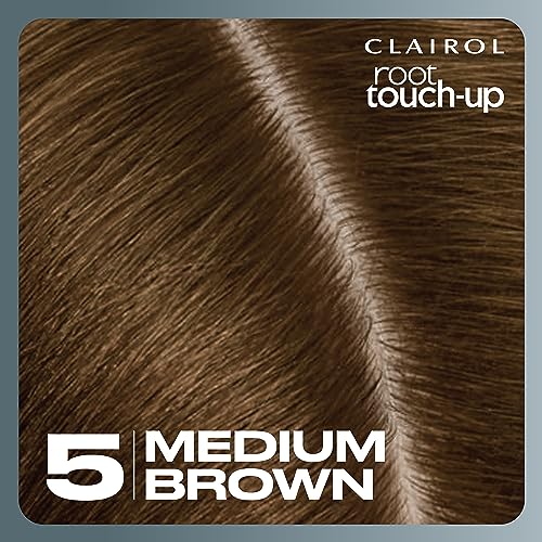 Clairol Root Touch-Up by Nice'n Easy Permanent Hair Dye, 5 Medium Brown Hair Color, (Pack of 1)