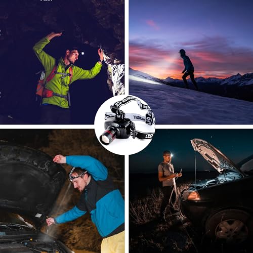 LIANXIN Car Roadside Emergency Kit, with Jumper Cables Automotive Kit,Car Safety Roadside Assistance Kit Headlamp,Tow Straps, Safety Hammers, Rainwear, Gloves.Black