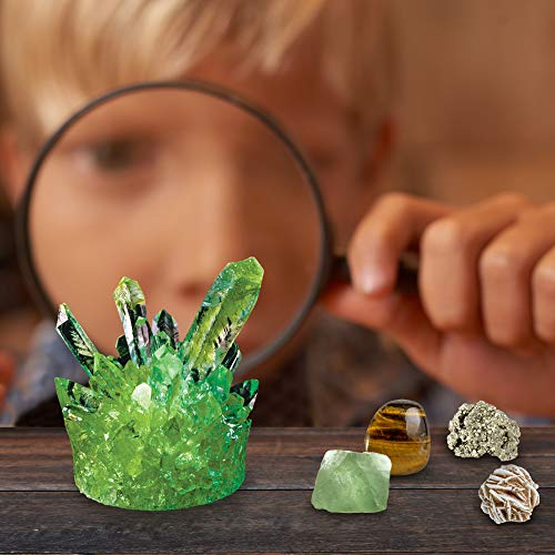 National Geographic STEM Science Kit - 15+ Experiments, Crystal Growing, Volcano Kit, Dig Kits & Gemstones for Kids - Amazon Exclusive