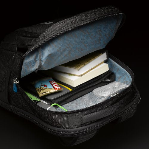 Thule Crossover 32L Backpack - 15inch MacBook Pro / 15.6inch PC/Tablet compatible - Crush proof sunglass/tech pocket - Travel backpack - Carry on sized backpack,Black