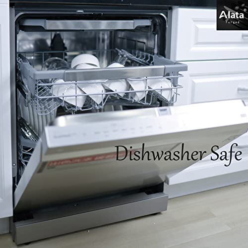 Alata Potter 65-Piece Forged Silverware Set, Service for 12 – Premium Stainless Steel Flatware Set, Modern Design with Satin Finish, Ideal for Home, Kitchen, Party, Camping