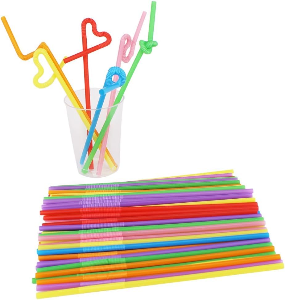 200 Pcs Clear Drink Pouches with Straws for Adults 16 oz Resealable Zipper Stand up Juice Pouches Bags Plastic Liquor Smoothies Container for Cold Hot Drink