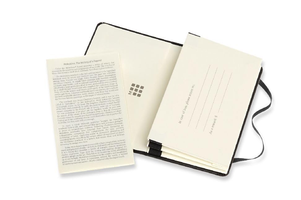 Moleskine PRO Pad, Soft Cover, Large (5" x 8.25") Ruled/Lined, Black, 96 Pages