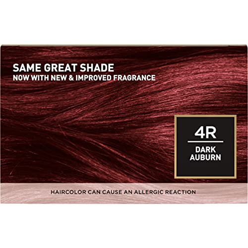 L'Oreal Paris Superior Preference Fade-Defying + Shine Permanent Hair Color, 4R Dark Auburn, Pack of 2, Hair Dye