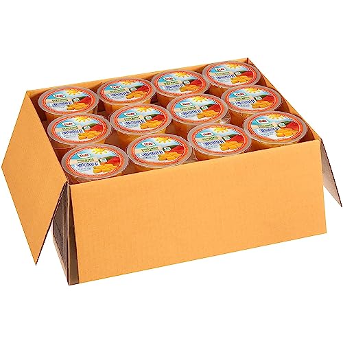 Dole Fruit Bowls Diced Mango in 100% Juice Snacks, 4oz 36 Total Cups, Gluten & Dairy Free, Bulk Lunch Snacks for Kids & Adults