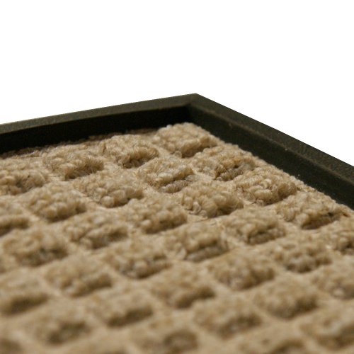 Rubber-Cal 03-202-ZWBL"Nottingham" Carpet Runner Floor Mat, 4' x 6', Blue