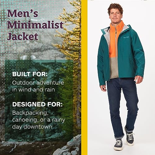 MARMOT Men's GORE-TEX Minimalist Jacket, Arctic Navy, Small