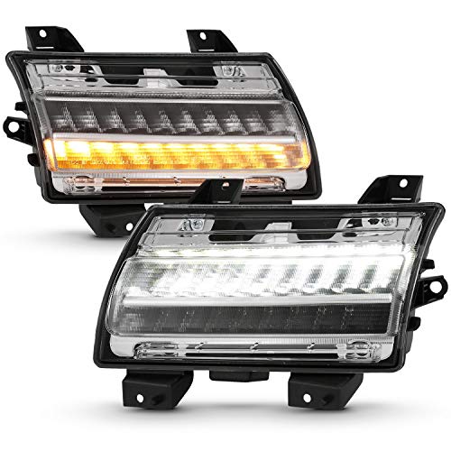 Anzo USA 511083 Jeep Wrangler 18 LED Side Marker Light Chrome Clear (w/Sequential)