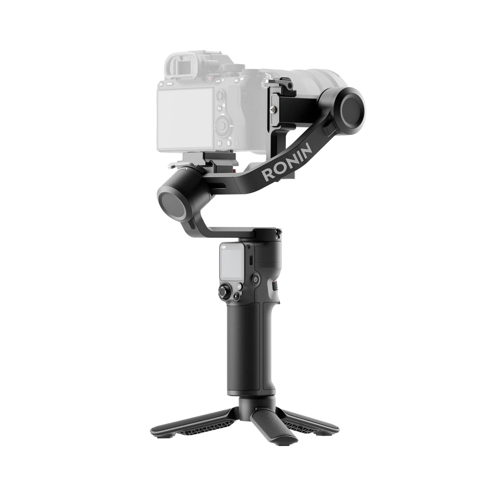 DJI RS 3 Mini, 3-Axis Gimbal Stabilizer for Cameras Canon/Sony/Panasonic/Nikon/Fujifilm, 2 kg (4.4 lbs) Tested Payload, Bluetooth Shutter Control, Camera Gimbal with Native Vertical Shooting