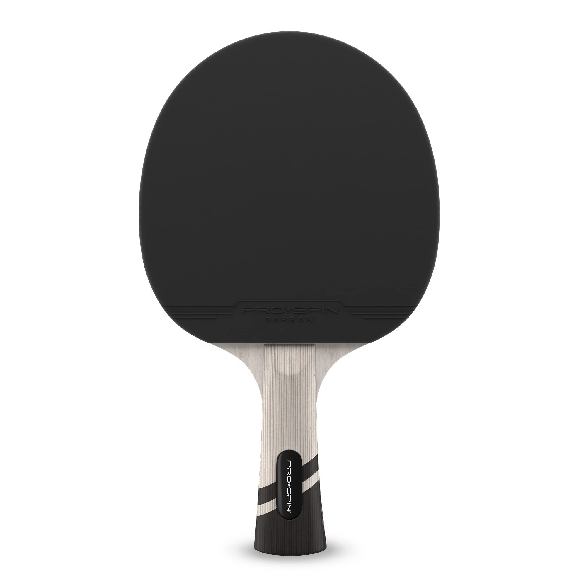 PRO SPIN Carbon Ping Pong Paddles - Premium Table Tennis Rackets with Carbon Fiber | Professional-Level 7-Ply Blade, Premium Rubber, 2.0mm Sponge | Includes Rubber Protector Case (2-Pack)