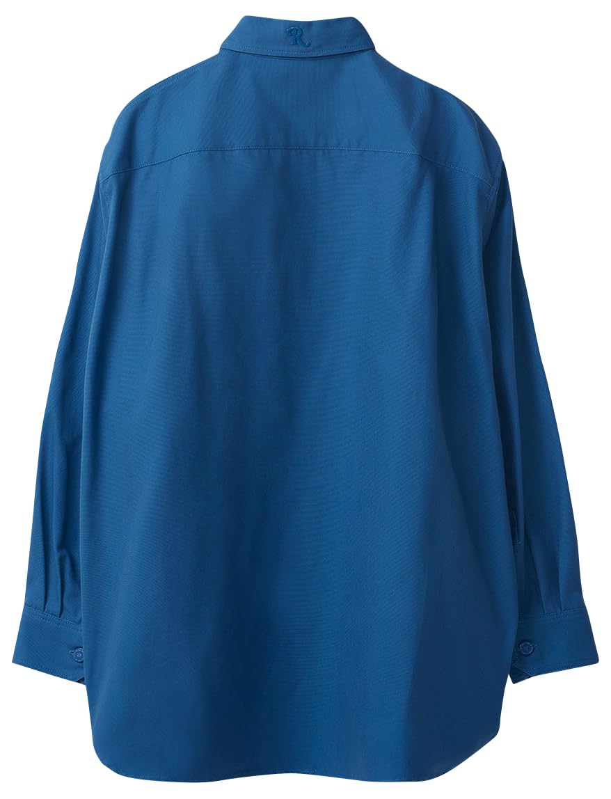 Raf Simons, Men's Oversized RS Denim Shirt, Medium, Blue