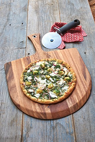 Ironwood Gourmet Napoli Pizza Peel, Acacia Wood 14 x 20 x 0.5 Inches