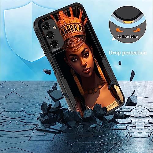 CICPLKSE for Galaxy A54 5G Case,Dual Layer Heavy Duty Hybrid Shockproof Hard PC Soft Silicone TPU Bumper Protective Cover Case for Samsung Galaxy A54 5G 6.4 inch,Two Wolves