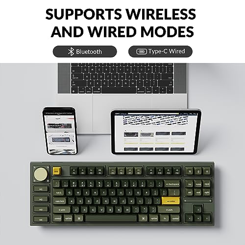 Keychron Q3 Pro SE Wireless Custom Mechanical Keyboard, Full Aluminum QMK Programmable TKL Layout Bluetooth/Wired RGB with Hot-swappable Keychron K Pro Red Switch Compatible with Mac Windows Linux