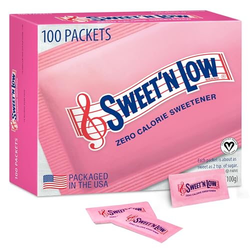 Sweet 'N Low Granulated Sugar Substitute, 3.5 Ounce (100 Count)