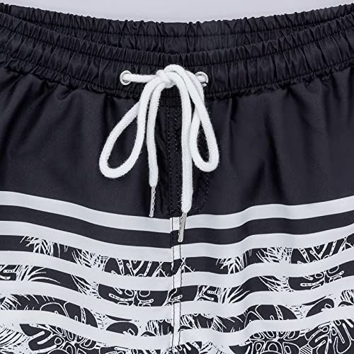 Boys Swim Trunks, Quick Dry Beach Swim Shorts Little Boys Bathing Suit Swimsuit with Mesh Lining, 3-14 Years